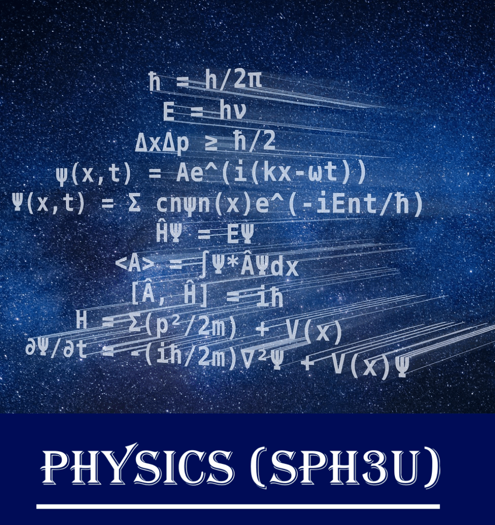 SPH3U – Physics, Grade 11 (University Preparation)